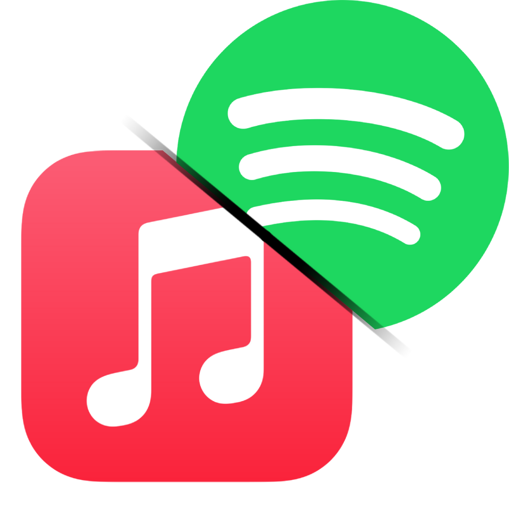 streaming platforms (Apple Music+Spotify)